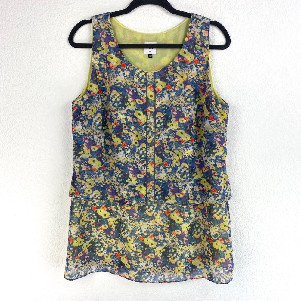 Cabi Floral Printed Tank Size Medium - Picture 1 of 4